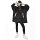 thumbnail image 3 of Sudadera Cobija AGBOX Negro con Capucha y Borrega para Máximo Confort, 3 of 5