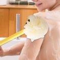 thumbnail image 4 of Inteprter Cepillo trasero de mango largo para baño, ducha de doble cara, esponja fina, depurador corporal, exfoliante de piel, herramienta de de Type2 NO2 Inteprter HA010389-01, 4 of 6