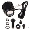 thumbnail image 1 of blu faro de motocicleta LED proyector lente foco blanco amarillo Dual colores Moto conducción coche niebla punto de la cabeza de la lámpara de alta potencia huangjie unisex, 1 of 1