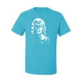 thumbnail image 2 of Manilyn Monroe Skull Face and Body Tattoo | Mens Pop Culture Graphic T-Shirt, Light Turquoise, Medium, 2 of 4