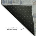thumbnail image 5 of Addison Rugs Mayfield Premium Machine Washable Transitional Border Blue Rectangle Rug, 3' x 5', 5 of 7