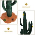 thumbnail image 3 of Moluckfu 2Ud Cactus Artificial Verde Para Oficina Y Hogar Con Material Resistente Y Fácil Limpieza, 3 of 8