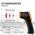thumbnail image 3 of PEACNNG Digital Infrared Thermometer  No Touch Digital Laser Temperature Gun for Cooking/BBQ/Meat  For gifts, 3 of 9