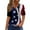 505_Navy, variant on HEILAU 4th of July Shirts for Women Independence Day American Flag Graphic Tees V Neck 2025 Button Short Sleeve Summer Patriotic T Shirts