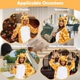 thumbnail image 5 of Giraffe Pajamas Unisex Adult CANASOUR Polyester Animal Women and Men One-Piece Onesie X-Large, 5 of 6