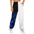 thumbnail image 4 of Pantalones de chándal para mujer Pantalones de salón de ajuste holgado con bolsillos Pantalones de cintura alta Fridja  hfkajh101866, 4 of 6