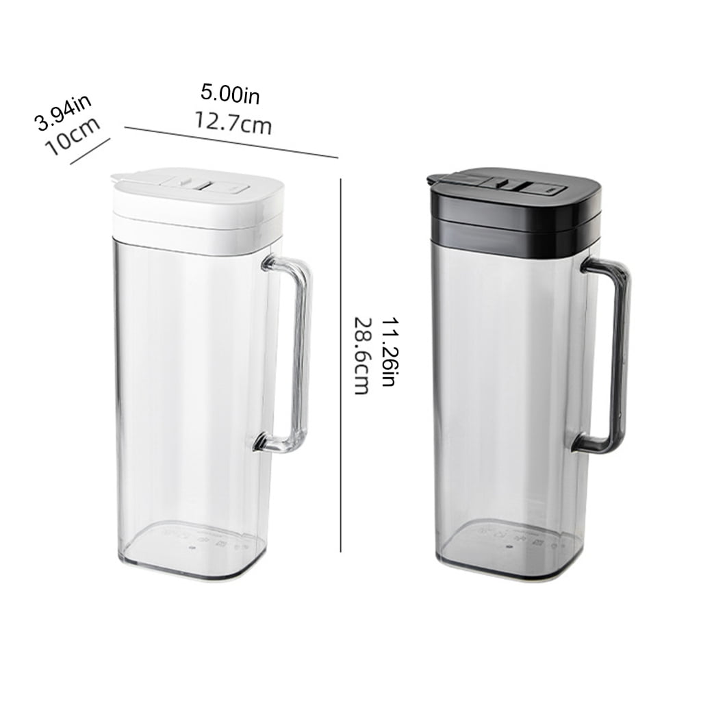 Jesscasday Refrigerator Cold Brew Teapot Water Pitcher with Lid Drink Container Enduring