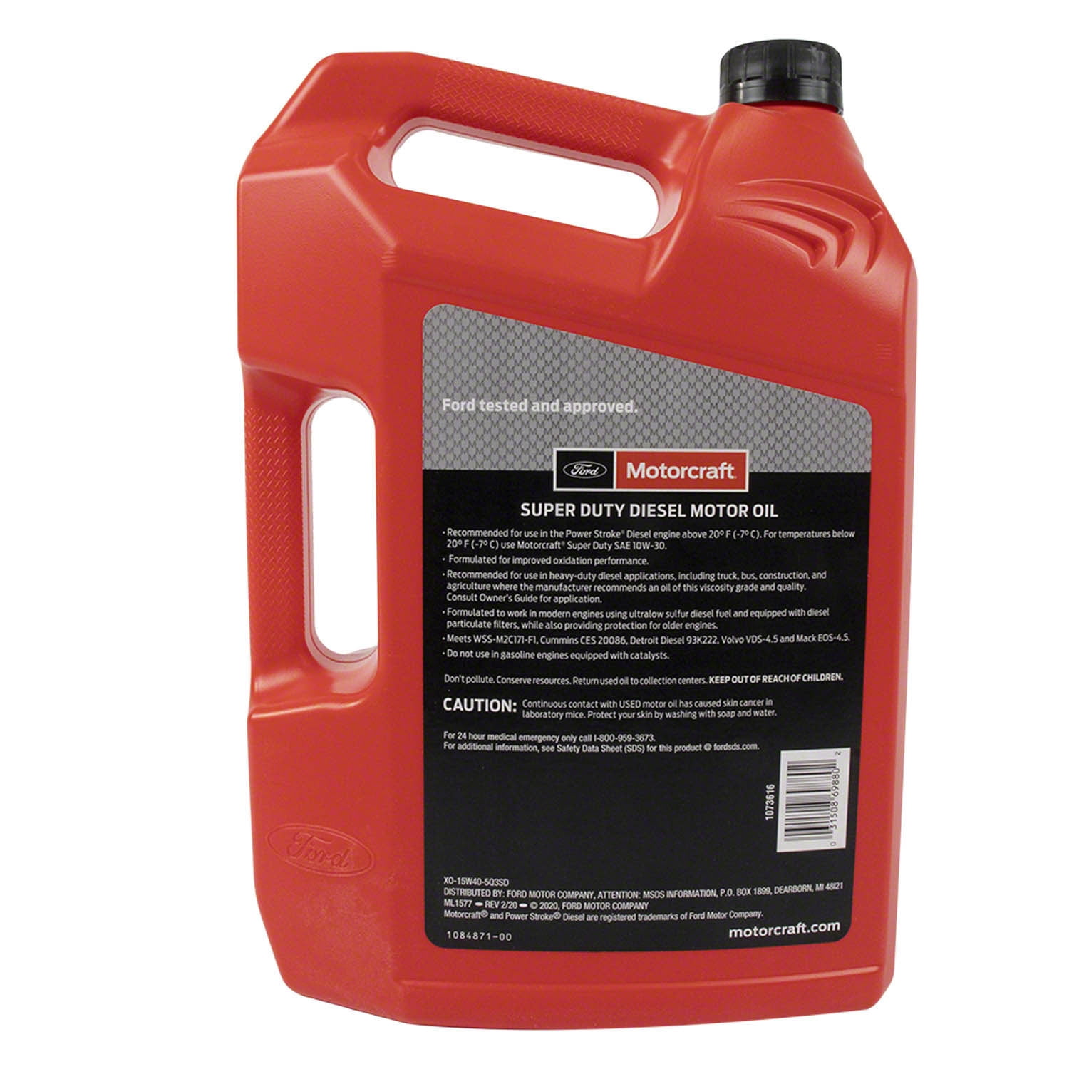 (2 pack) Motorcraft Super Duty Diesel Motor Oil 15W-40, 5 qt