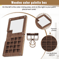 thumbnail image 5 of 1 x Watercolor Palette 1 x clip (Clip styles and colors are random, Not accepting designation)-Wood, 5 of 8