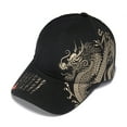 thumbnail image 2 of Baseball Hat Font Elements Adjustable Couple Models Chinese Style Baseball Cap for School, 2 of 8