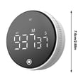 thumbnail image 2 of Binwennn Digital Kitchen Timer Countdown Countup Visual Productivity Timer With Large LED Display Smart Timers For Home Gym Ideal For Cooking Baking And Fitness 3 Minute Timer Stopwatch with Timer, 2 of 2