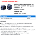 thumbnail image 2 of Rear To Frame Sway Bar Bushing Kit - Compatible with 2007 - 2010 Hyundai Sonata 3.3L V6 2008 2009, 2 of 2