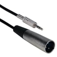 thumbnail image 2 of QVS 10ft XLR Male to 3.5mm Male Balanced Audio Cable, 2 of 2