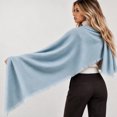 thumbnail image 4 of Unisex Women Men's Scarves Classic Wool Blend Scarf Solid Long Winter Scarf, 4 of 6