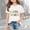 White, variant on Girls Tshirts Size 7-8Y Unisex Fifth Grade Back To School Print Short Sleeve Crewneck Tee Outdoor Girl Clothes