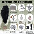 thumbnail image 2 of Árbol de Navidad Juegoal negro mini de 60 cm con 50 luces LED, 2 of 8