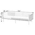 thumbnail image 7 of Butler Specialty Company Norway Outdoor Patio Sofa - Black And White, 7 of 7