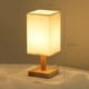 thumbnail image 5 of Lámpara de de Noche Lámpara de de Noche Base de Madera Pantalla de Lámpara de Té Yuyangstore lámparas para dormitorio, 5 of 8