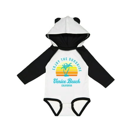 

Inktastic Summer Enjoy the Sunshine Venice Beach California in Blue Gift Baby Boy or Baby Girl Long Sleeve Bodysuit