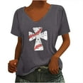thumbnail image 1 of Camiseta sin mangas con cuello en V y estampado informal elegante para mujer OAVQHLG3B Store lin121212, 1 of 5