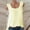 Yellow, variant on Babysbule Womens Summer Tops Women Casual Sleeveless Crewneck Solid Blouse Pullover Tank Tops Shirt