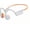 White + Orange, variant on Bone Conduction Headphones, Swimming Headphones, IPX8 Waterproof Wireless Bluetooth 5.4, Open Sports Earphone with Built-in MP3 Player 32G Memory for Swimming, Cycling, Running