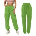 thumbnail image 4 of Pantalons de Jogging Décontractés pour Femmes avec Taille à Cordon Réglable et Poches Zippées Sécurisées pour un Port Confortable, 4 of 5