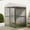 4*4*6FT, variant on QinaQin 4*4*6 Ft Outdoor Dog Crate with Lock, Suitable for Large Dogs, Equipped with Uv-Protective and Waterproof Canopy