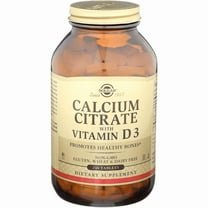 Solgar Calcium Citrate with Vitamin D Tablets  - 240 Count