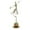 B, variant on Metal Art Dancing Girl Sculpture, Decorative Iron Figurine for Indoor and Outdoor Display