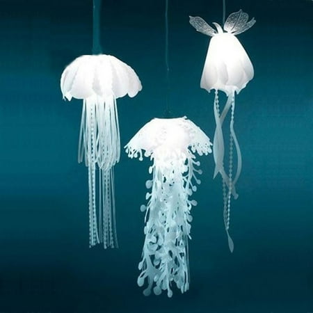 Parkview Pendant Lighting - 1Pcs Glow Ethereal Jellyfish Lampshade Ceiling Chandelier Light Pendant Hanging Lamp