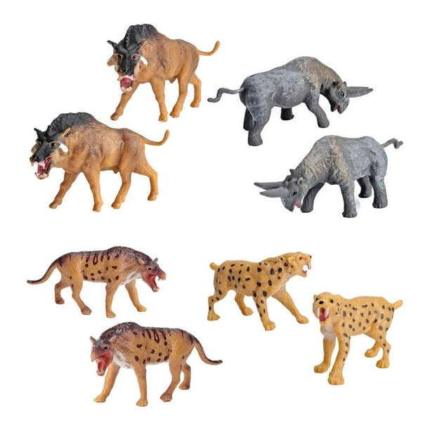 Careslong Animals Figures Toys - Wild Zoo Animals Toys, Jungle Animals Play  Set, Animal Toy Set for Girls Boys, Realistic, 12-Pcs 