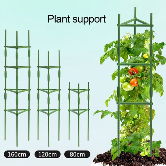 sunsanly Tomato Cages Outdoor Plant Stakes Tomato Support Cages Trellis Plant Supports Garden Stakes Climbing Vegetables Cages Trellis