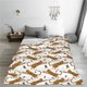 thumbnail image 5 of Fotbe Leopard Print Manta de Franela Acolchonada con Estampado, Súper Suave y Esponjosa, Extra Grande para Sofá, Cama, Uso Todo el Año-80"x60", 5 of 7