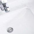 thumbnail image 3 of White Rectangular Ceramic Basin Sink - Overflow, Soundproofing, Heat , Stain & Scratch Rust No Faucet Slots Bathroom Vessel Soundproof, Holes Emerged, 3 of 3