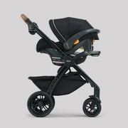 Chicco Bravo® Primo ClearTex® Trio Travel System Stroller with KeyFit Max Zip ClearTex® Infant Car Seat - Somerset (Black), New