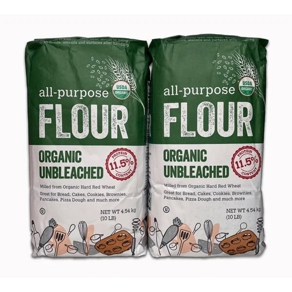 Kirkland Signature Organic Unbleached All Purpose Flour, 10 Pounds
