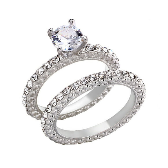 Dvkptbk Ring Jewelry Flash Engagement Rings Women's Rings Fashion Jewelry Wedding Rings Jewelry