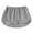 Black Vertical Stripe, variant on Women's Layering Fake Top Lower Sweep Skirt Cotton Half-Length Shirt Extender