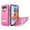 Hotpink, variant on GSA Slim Brushed Case with Kickstand for LG Stylo 6 - Black