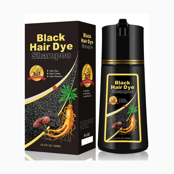 Tinte Shampoo Color Negro 500 Mililitros Incluye Guantes