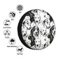 thumbnail image 4 of Goofa Labrador Retriever Dog Pattern Universal Tire Cover for Jeep, SUV, Truck, and Trailer – Waterproof, UV-Resistant,Easy to Install, Fits 14"-17" Tires-17 inch, 4 of 6