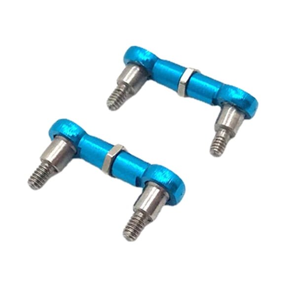 Tiges de Direction RC Métal Tige de Liaison pour Wltoys K969 K979 K989 RC Camion Télécommande Bleu