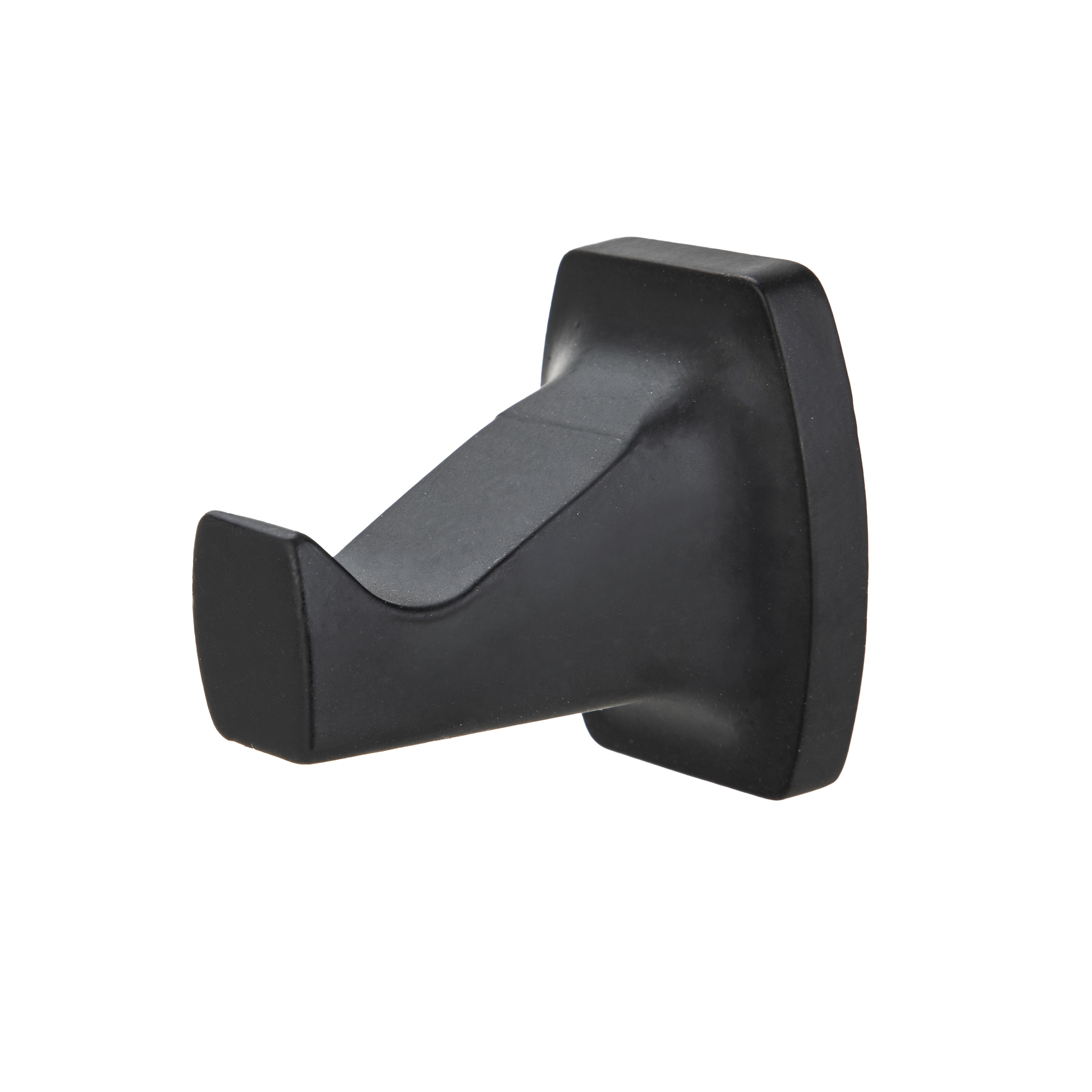 Mainstays Square Style Robe Hook, Matte Black