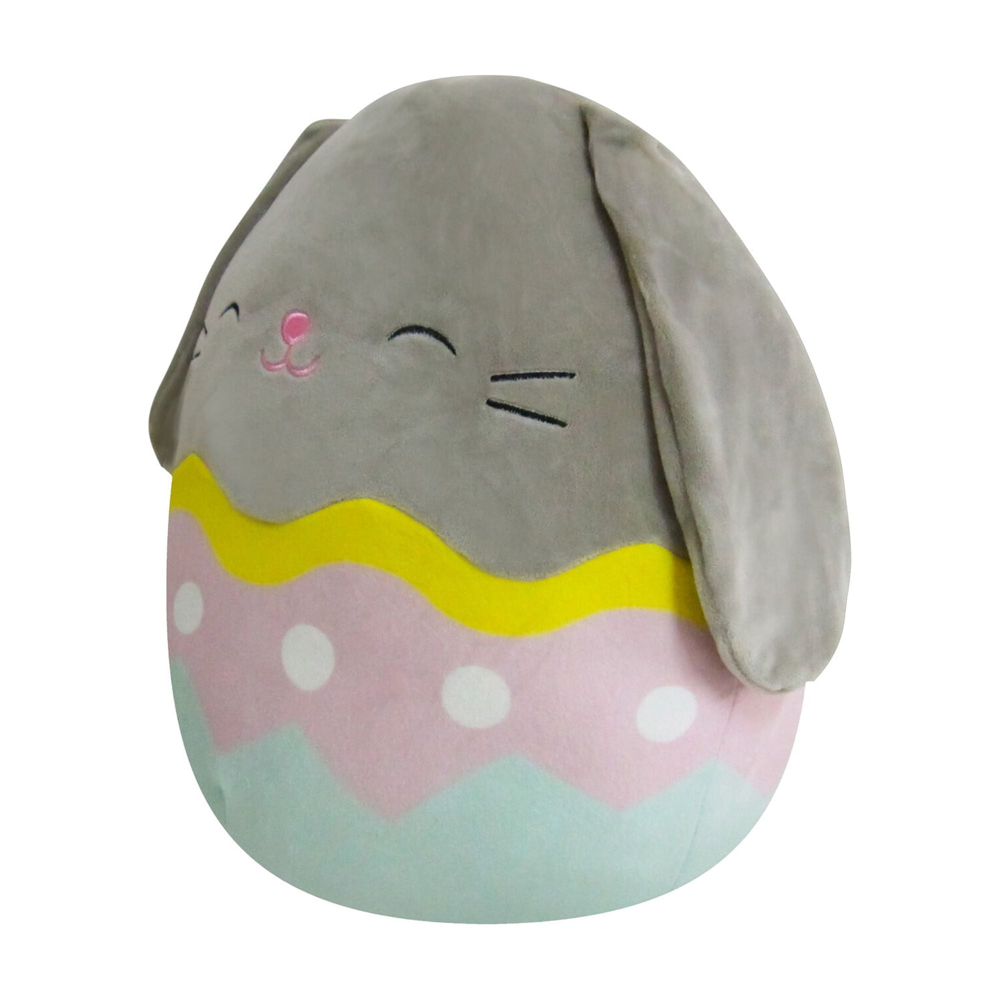 Squishmallows Official Plush 12 inch Blake the Grey Bunny - Child's Ultra Soft Stuffed Toy