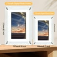 thumbnail image 2 of VEANXIN 5 Inch Acrylic Digital Picture Frame, 2GB Memory, 1000mAh Built-in Battery, Digital Photo Frame Supporting 1920 * 1080 Resolution, Video Frame Perfect for Home Decor,Gift, Valentine's Day, 2 of 6