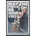 thumbnail image 2 of Junior's Star Wars: The Mandalorian Force of Ancient Enemies  Graphic Tee Black Large, 2 of 3