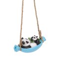 thumbnail image 4 of Swing Panda Statue, Garden Resin Animal Cute Decoration  For Lawn, 4 of 8