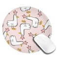 thumbnail image 2 of Disketp Goose Queen Small Mouse Pad 7.9x7.9 Inches,Washable Round Mousepad For Office Laptop Computer,Non-Slip Rubber Base Mouse Pads For Wireless Mouse, 2 of 8