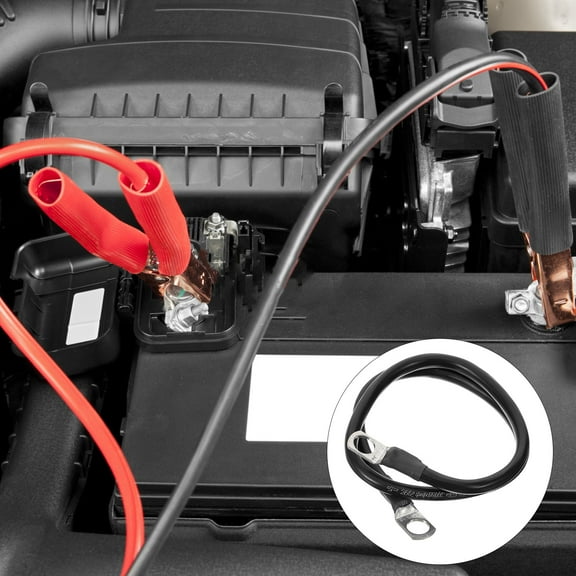 PENIKOKO Heavy Duty Battery Cable with Terminals for Car, Boat, Solar, Marine & Automotive Applications
